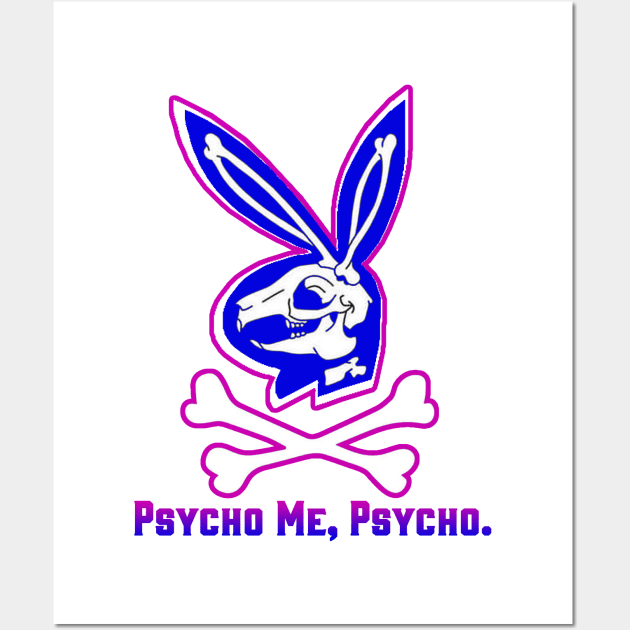 Psycho Bunny Bone Wall Art by Proway Design